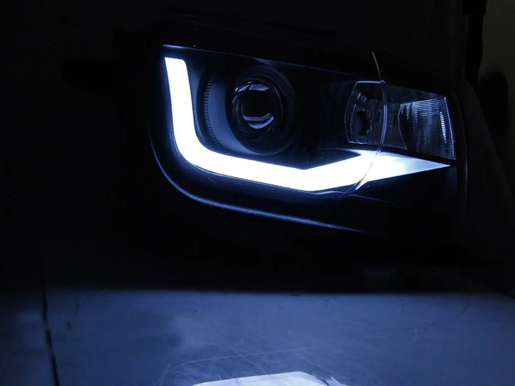 Frontlykter CHEVROLET CAMARO 2009-2013 TUBE LIGHT CHROME – bilde 2