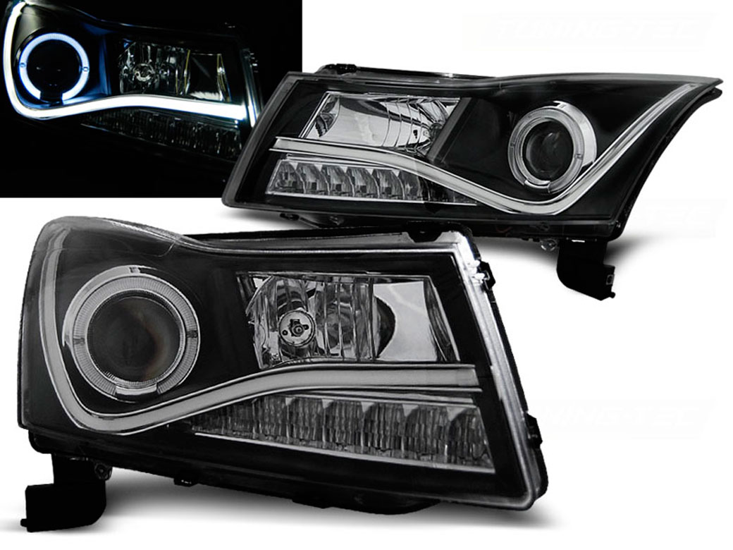 Frontlykter CHEVROLET CRUZE 2009-2012 DAYLIGHT BLACK