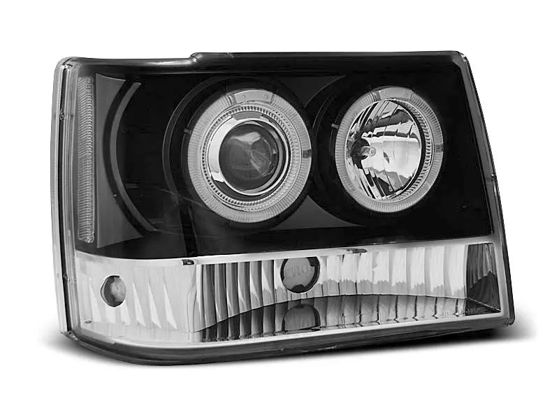 Frontlykter CHRYSLER JEEP GRAND CHEROKEE 1993-1998 BLACK – bilde 3