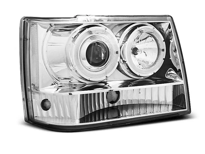 Frontlykter CHRYSLER JEEP GRAND CHEROKEE 1993-1998 CHROME – bilde 3