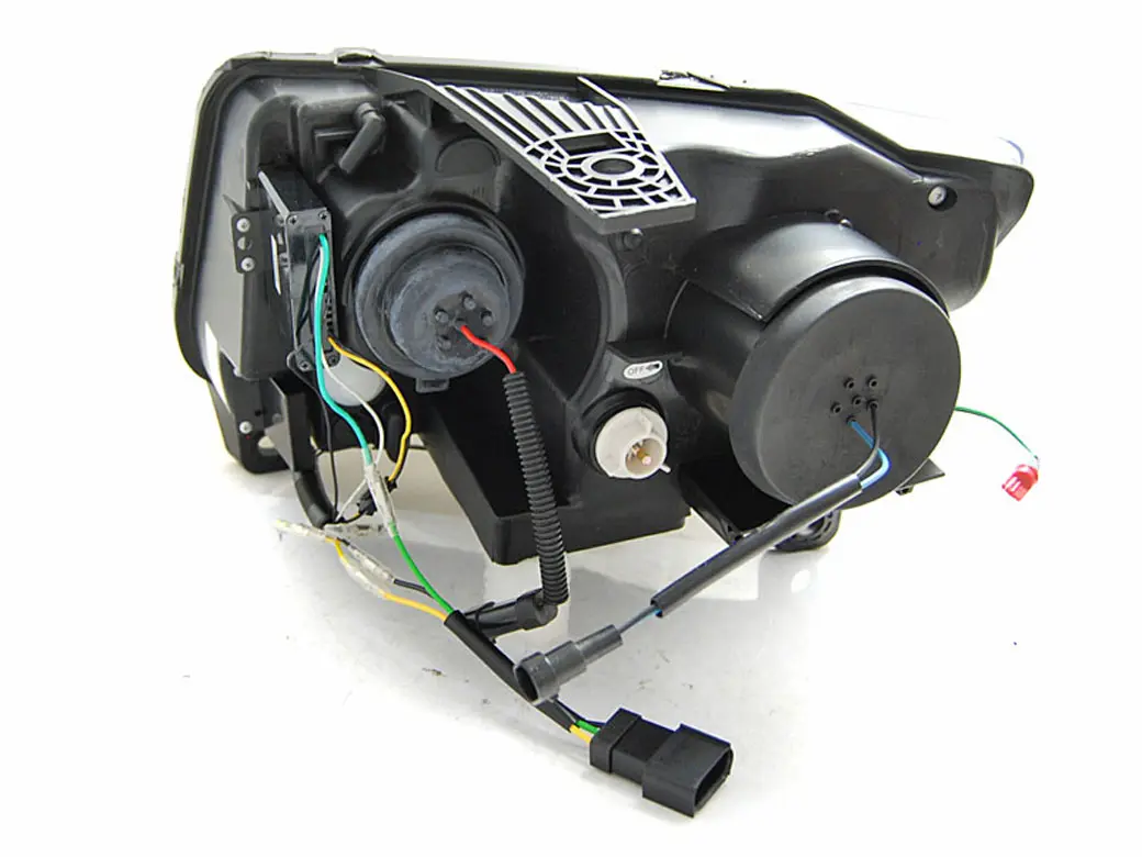 Frontlykter CHRYSLER JEEP GRAND CHEROKEE 2011-2013 BLACK TUBE LIGHT SEQ – bilde 3