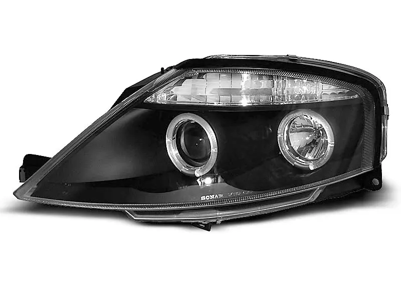 Frontlykter Citroen C3 I 2002 - 2009 │ ANGEL EYES BLACK – bilde 2