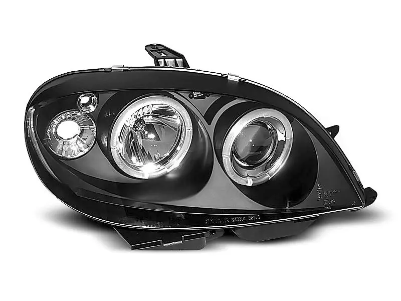 Frontlykter CITROEN SAXO 1999-2003 ANGEL EYES BLACK – bilde 2