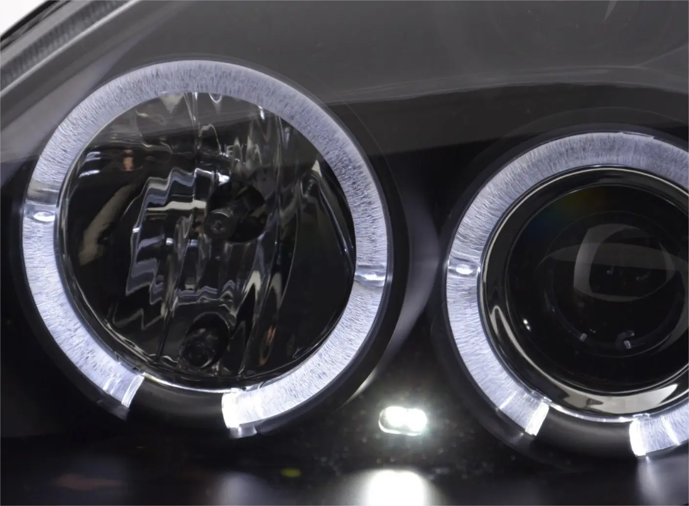Frontlykter CITROEN XSARA 2000-2004 ANGEL EYES BLACK – bilde 3