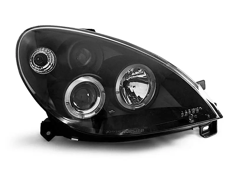 Frontlykter CITROEN XSARA 2000-2004 ANGEL EYES BLACK – bilde 5