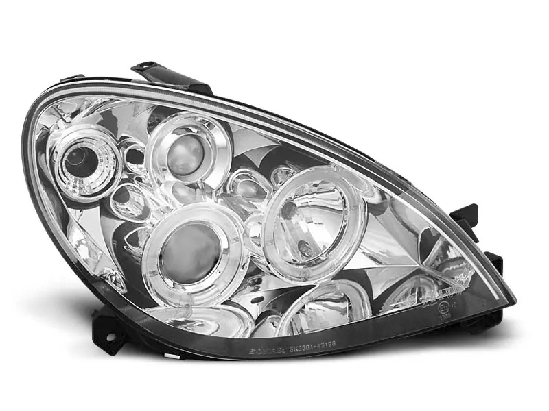 Frontlykter CITROEN XSARA 2000-2004 ANGEL EYES CHROME – bilde 5