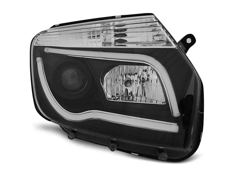 Frontlykter Dacia Duster I 2010 - 2013 │ BLACK TUBE LIGHT – bilde 5