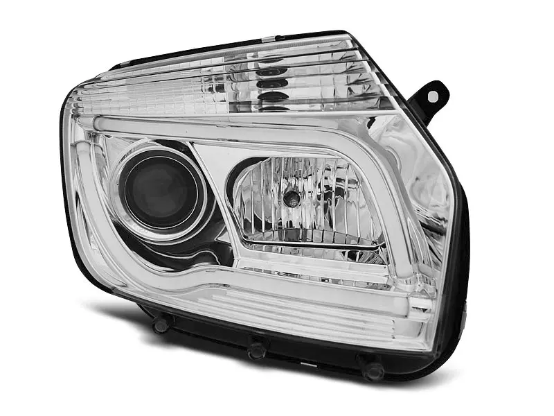 Frontlykter Dacia Duster I 2010 - 2013 │ CHROME TUBE LIGHT – bilde 2