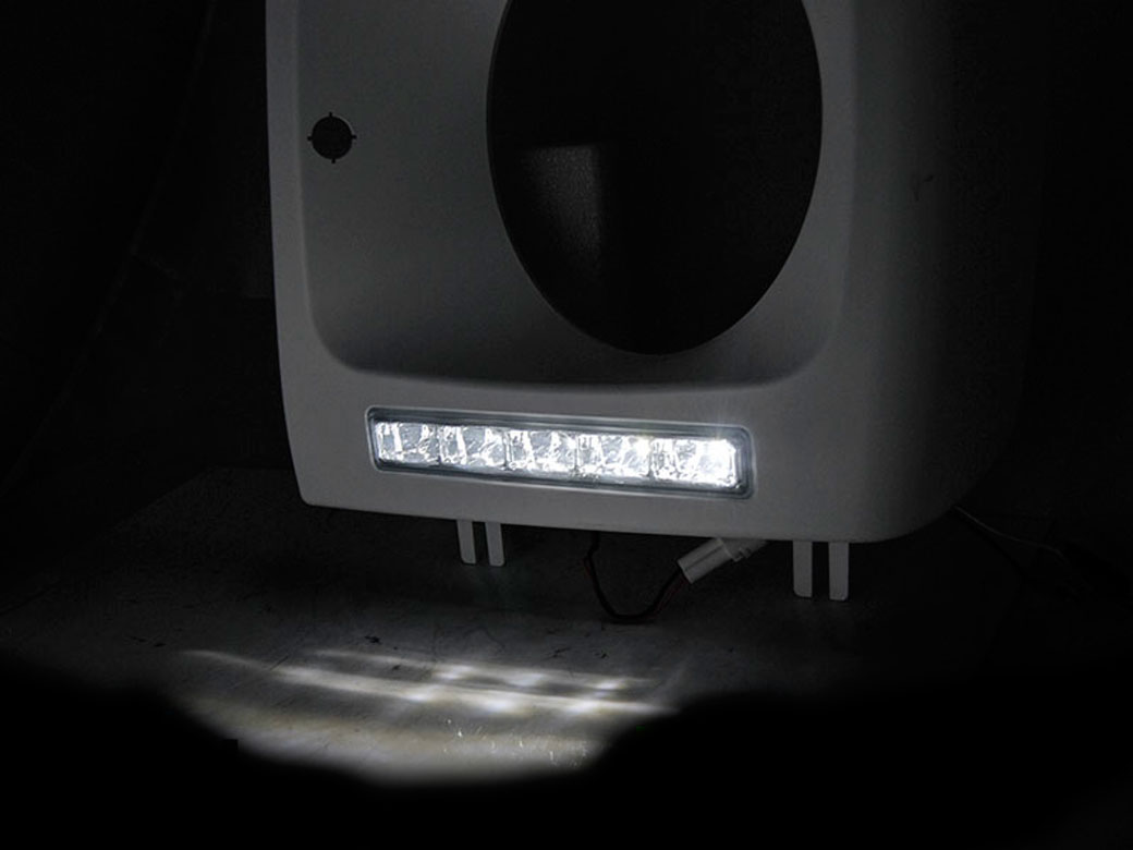 Frontlykter deksel Mercede-Benz G-Klasse (W461/W463) 2001-2012 LED DRL UNPAINTED – bilde 2