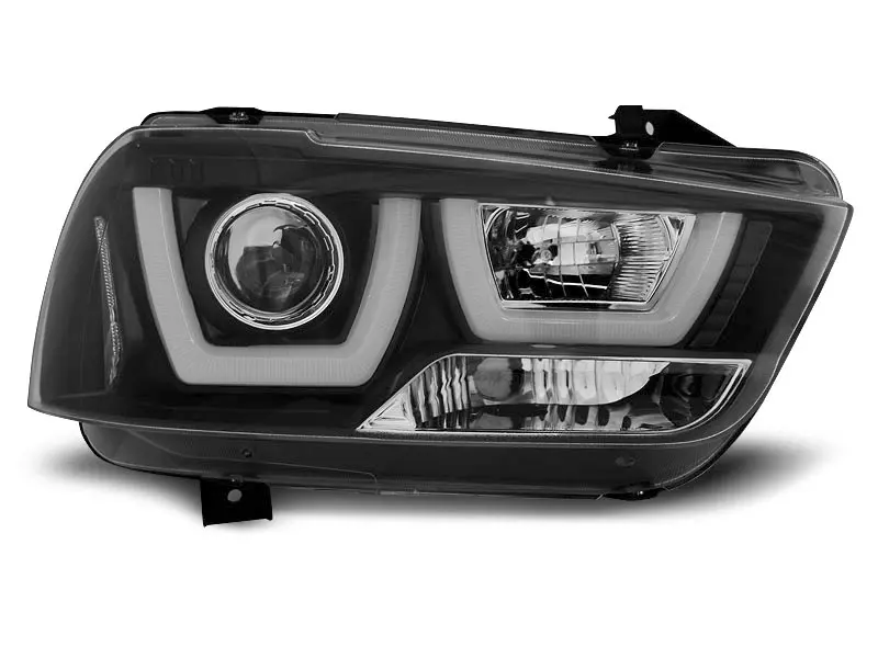 Frontlykter DODGE CHARGER (LX) II 2011-2015 TUBE LIGHT BLACK – bilde 5