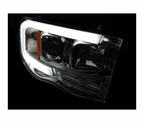 Frontlykter Dodge Ram III 2001-2006 TUBE LIGHT CHROME – bilde 3