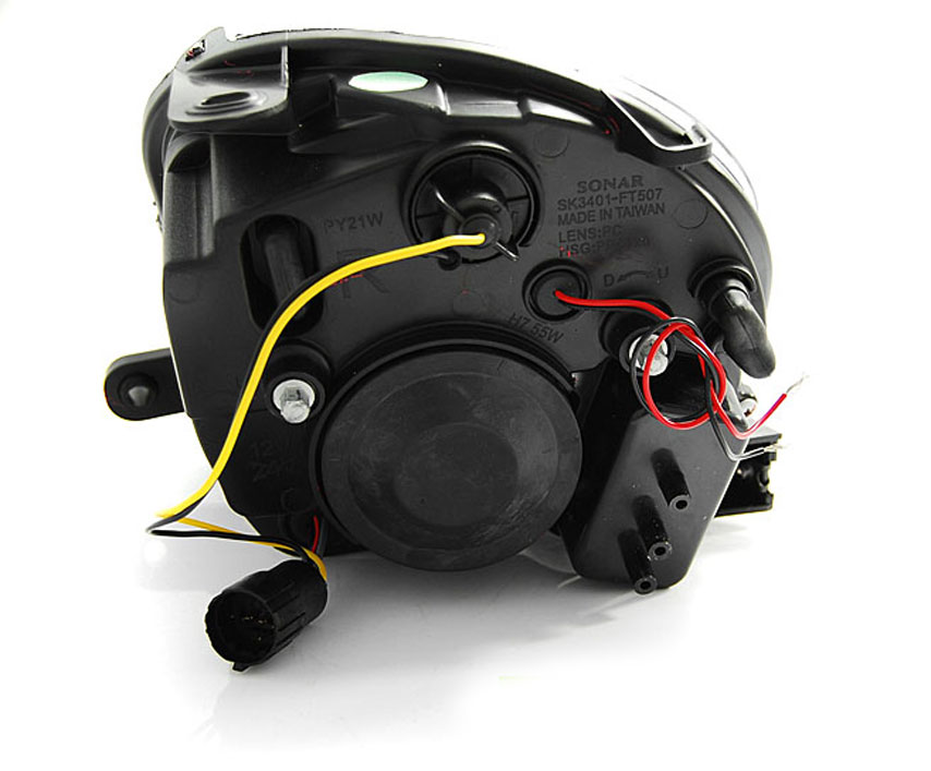 Frontlykter FIAT 500 2007-2015 PROJEKTOR BLACK LED – bilde 2