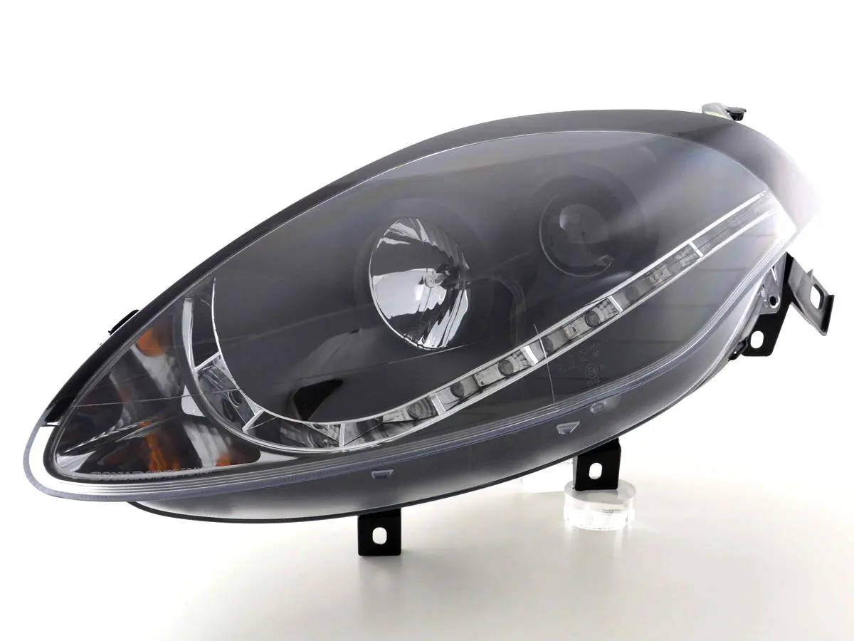 Frontlykter FIAT BRAVO II 2007-2015 DAYLIGHT BLACK – bilde 3