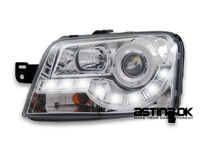 Frontlykter FIAT PANDA 003-2012 DAYLIGHT CHROME – bilde 2
