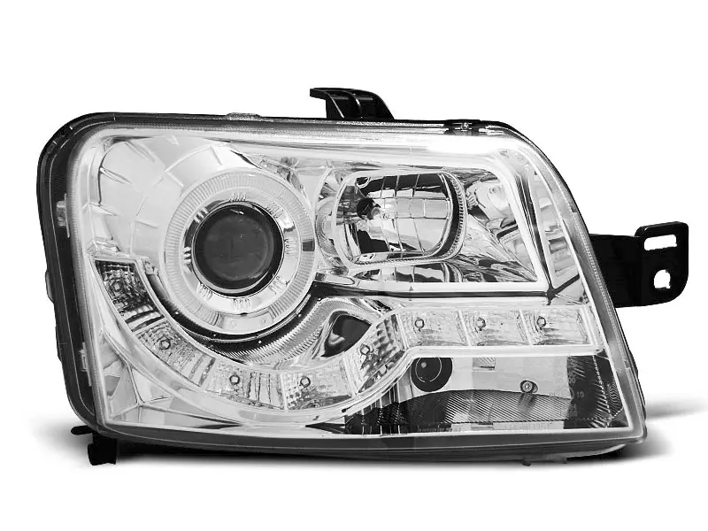 Frontlykter FIAT PANDA 003-2012 DAYLIGHT CHROME – bilde 4