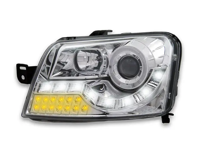 Frontlykter FIAT PANDA 2003-2012 DAYLIGHT CHROME – bilde 2