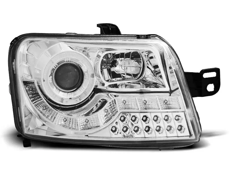 Frontlykter FIAT PANDA 2003-2012 DAYLIGHT CHROME – bilde 4