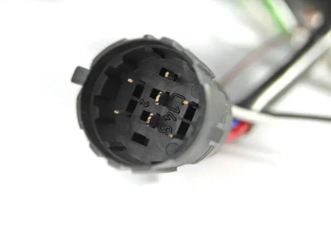 Frontlykter FIAT PUNTO EVO 2009-2012 BLACK DRL LED – bilde 5