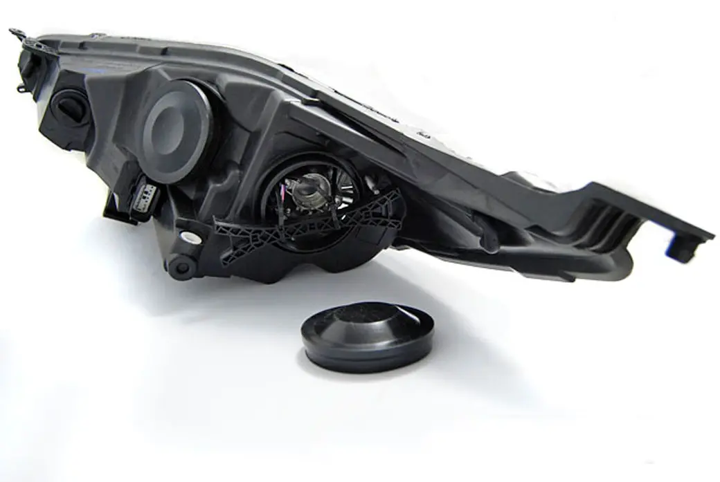 Frontlykter FORD FIESTA (MK7) 2013-2016 LED DRL BLACK – bilde 3