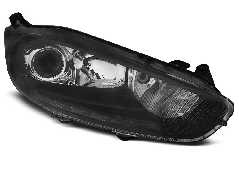 Frontlykter FORD FIESTA (MK7) 2013-2016 LED DRL BLACK – bilde 4