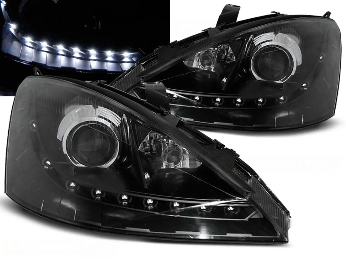 Frontlykter FORD FOCUS 1998-2001 DAYLIGHT BLACK