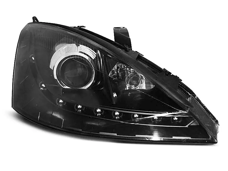 Frontlykter FORD FOCUS 1998-2001 DAYLIGHT BLACK – bilde 2