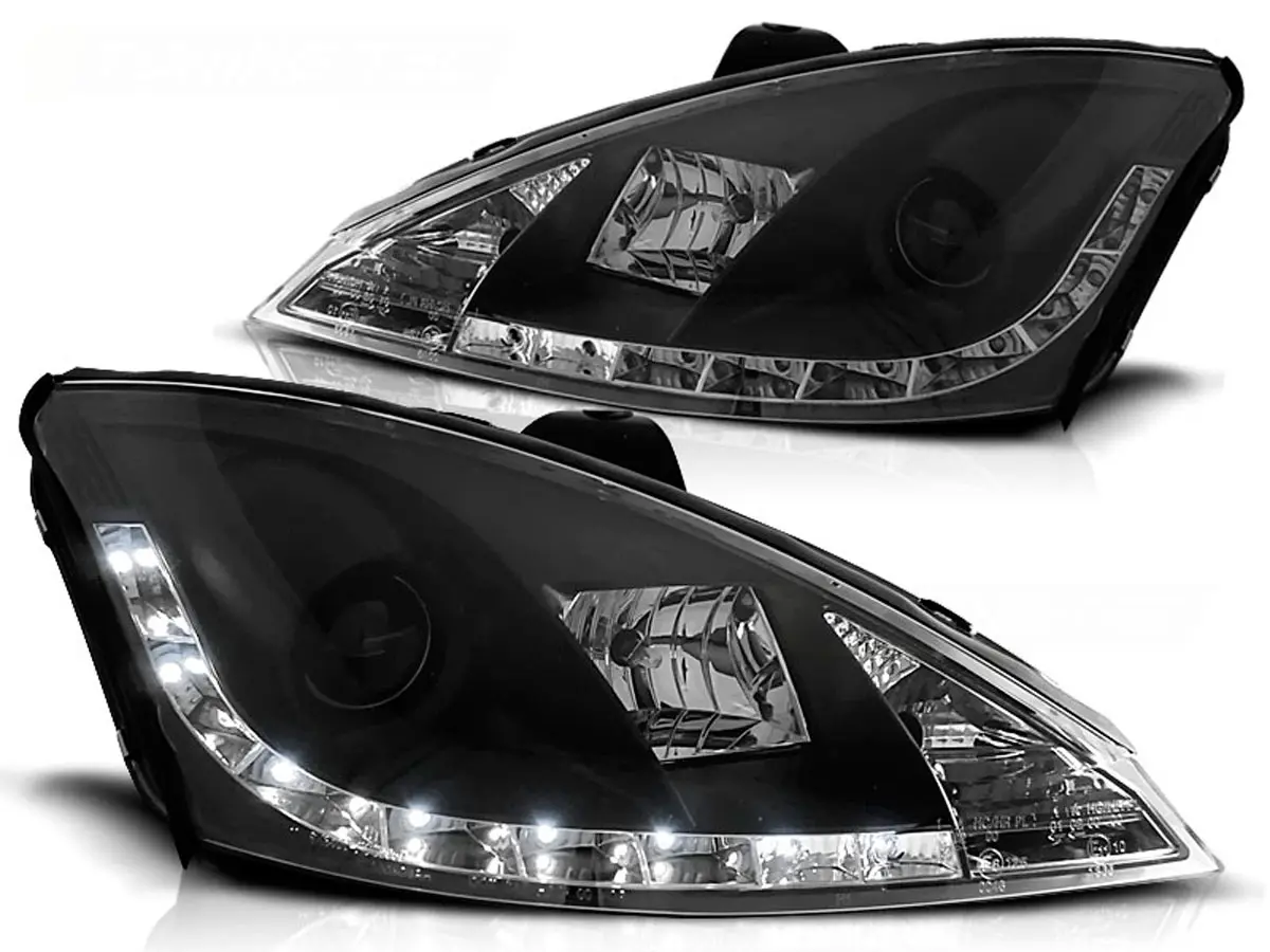 Frontlykter FORD FOCUS 2001-2004 DAYLIGHT BLACK