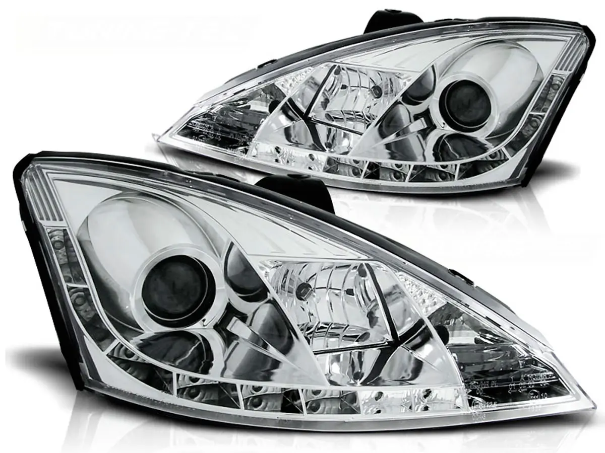 Frontlykter FORD FOCUS 2001-2004 DAYLIGHT CHROME