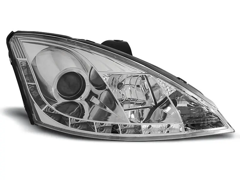 Frontlykter FORD FOCUS 2001-2004 DAYLIGHT CHROME – bilde 2