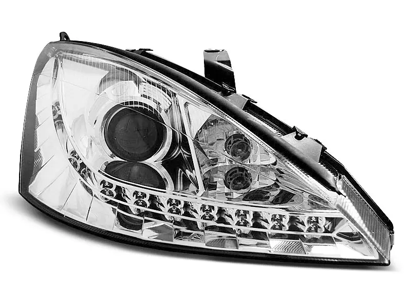 Frontlykter FORD FOCUS 2001-2004 DAYLIGHT CHROME – bilde 2