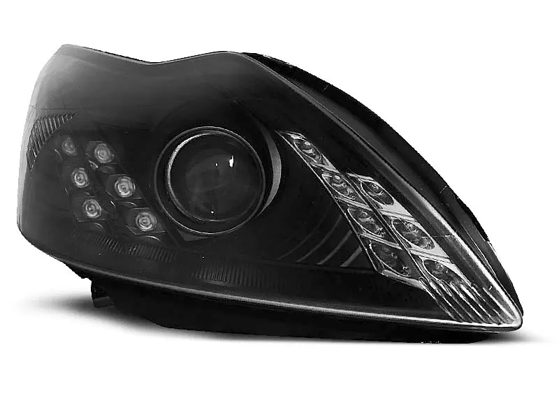 Frontlykter FORD FOCUS 2008-2010 DAYLIGHT BLACK – bilde 2