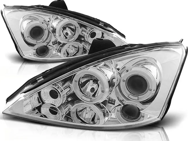 Frontlykter Ford Focus I 1998 - 2001 │ ANGEL EYES BLACK – bilde 2