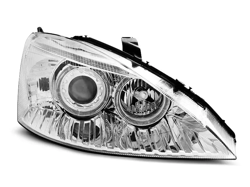 Frontlykter Ford Focus I 1998 - 2001 │ ANGEL EYES CHROME – bilde 3