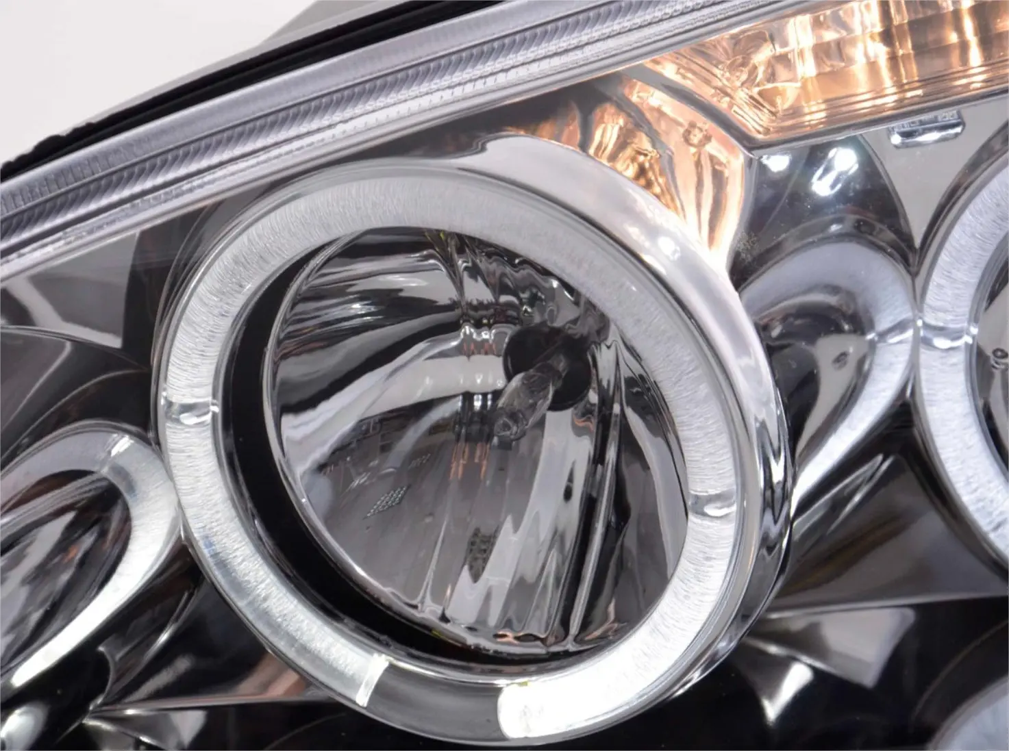Frontlykter Ford Focus II 2004 - 2007 │ ANGEL EYES CHROME – bilde 3