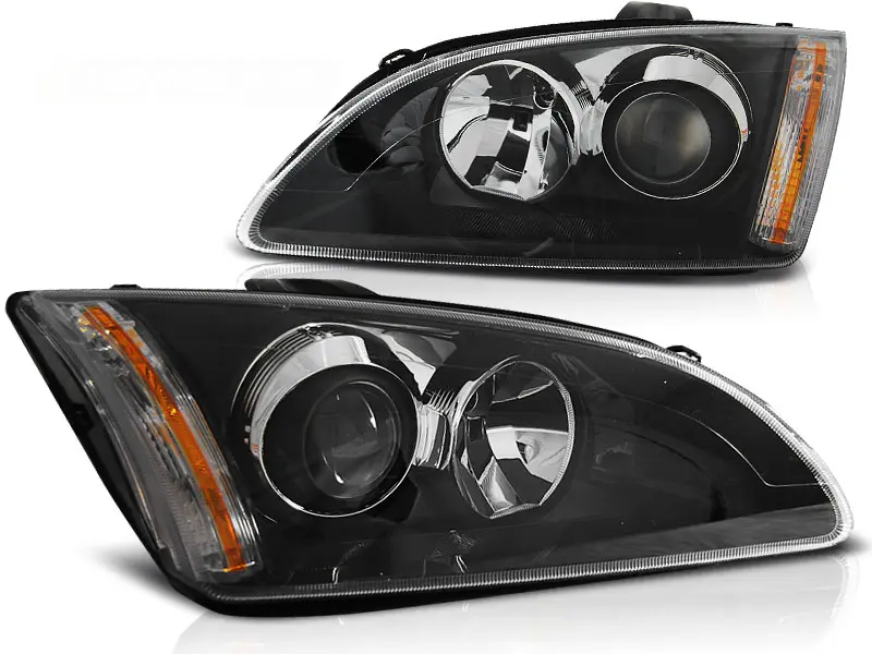 Frontlykter FORD FOCUS II 2004-2008 BLACK