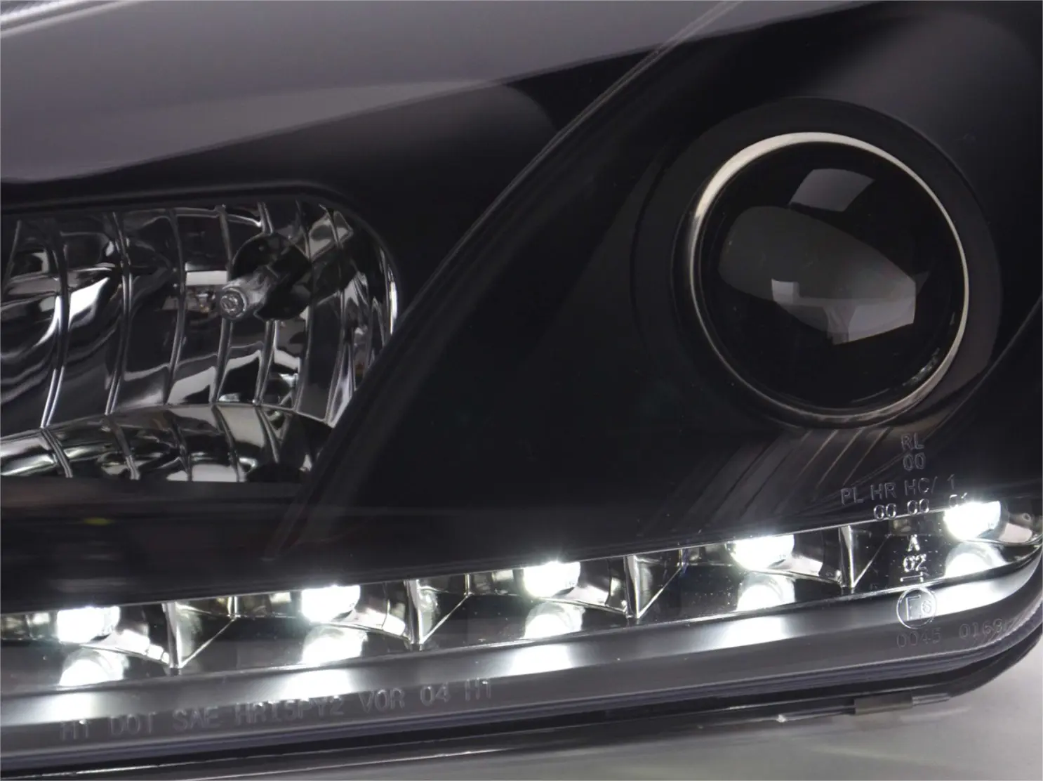 Frontlykter FORD FOCUS II 2004-2008 DAYLIGHT BLACK – bilde 6
