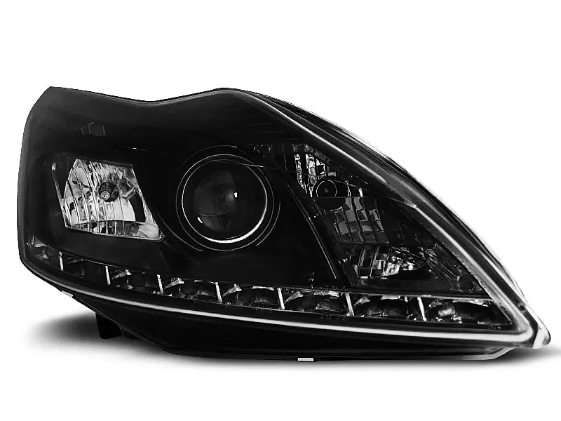 Frontlykter FORD FOCUS II 2008-2010 DAYLIGHT BLACK W/M – bilde 3