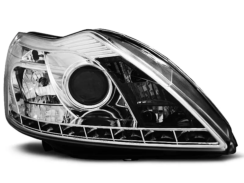 Frontlykter FORD FOCUS II 2008-2010 DAYLIGHT CHROME W/M – bilde 5