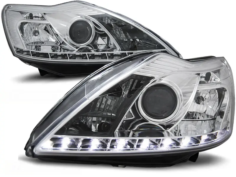 Frontlykter Ford Focus II Facelift 2007 - 2011 │ DAYLIGHT CHROME – bilde 2