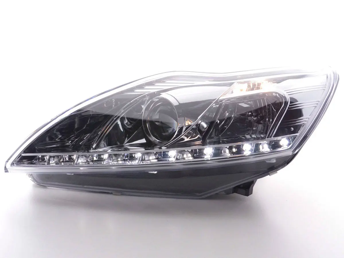 Frontlykter Ford Focus II Facelift 2007 - 2011 │ DAYLIGHT CHROME – bilde 3