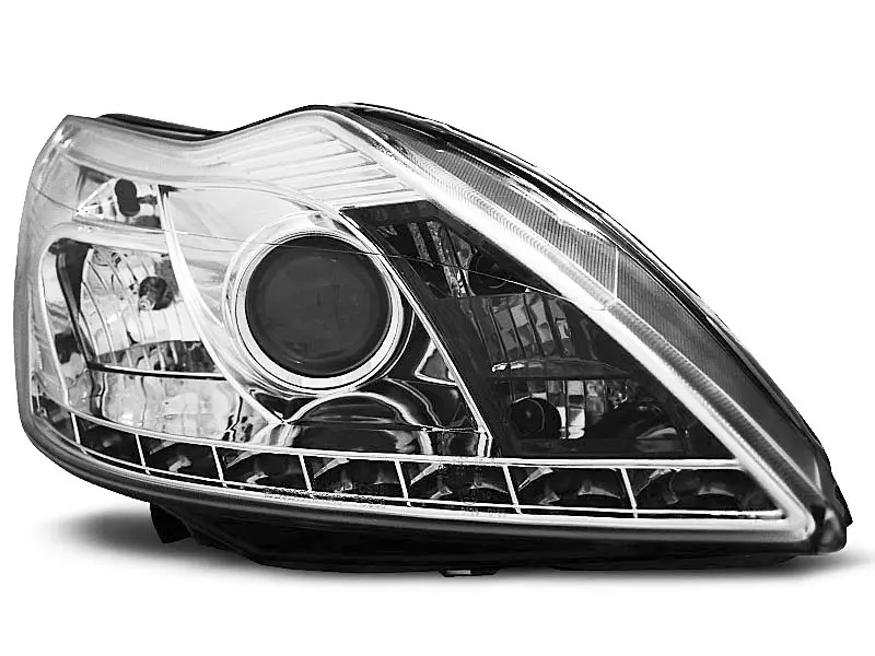 Frontlykter Ford Focus II Facelift 2007 - 2011 │ DAYLIGHT CHROME – bilde 4