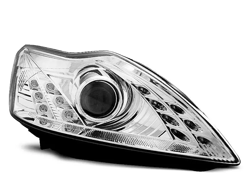 Frontlykter Ford Focus II Facelift 2007 - 2011 │ DAYLIGHT CHROME – bilde 3
