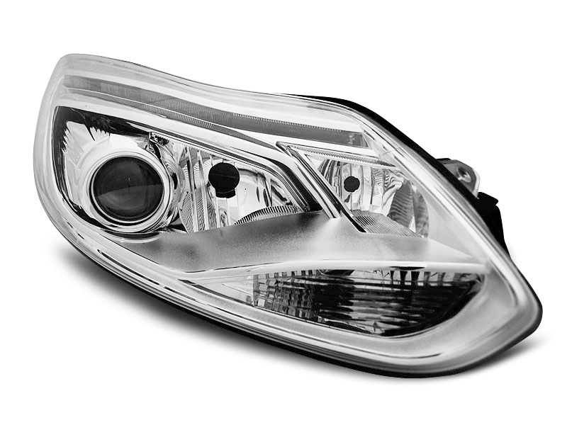 Frontlykter FORD FOCUS MK3 11-10.14 TUBE LIGHTS CHROME – bilde 4