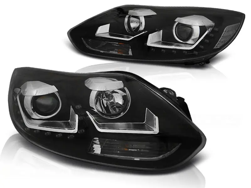 Frontlykter FORD FOCUS (MK3) 2011-2014 DAYLIGHT BLACK – bilde 2