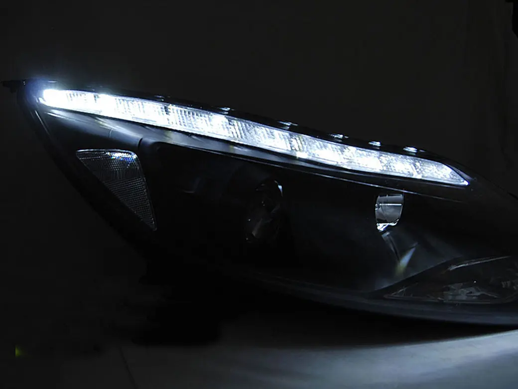 Frontlykter FORD FOCUS (MK3) 2011-2014 LED BLACK – bilde 2