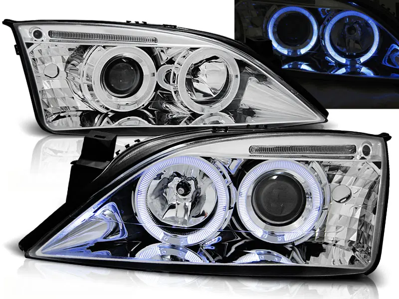 Frontlykter Ford Mondeo III 2000 - 2007 | ANGEL EYES CHROME