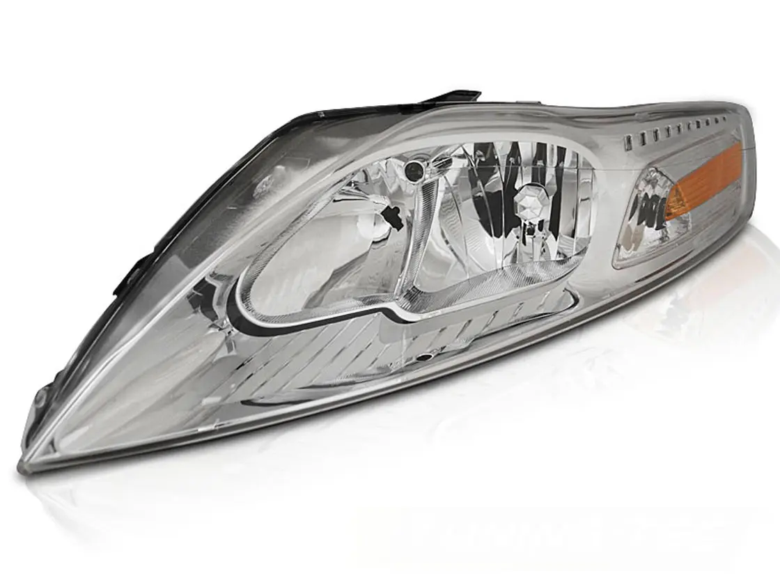 Frontlykter Ford Mondeo IV 2007 - 2010 | CHROME LEFT SIDE TYC