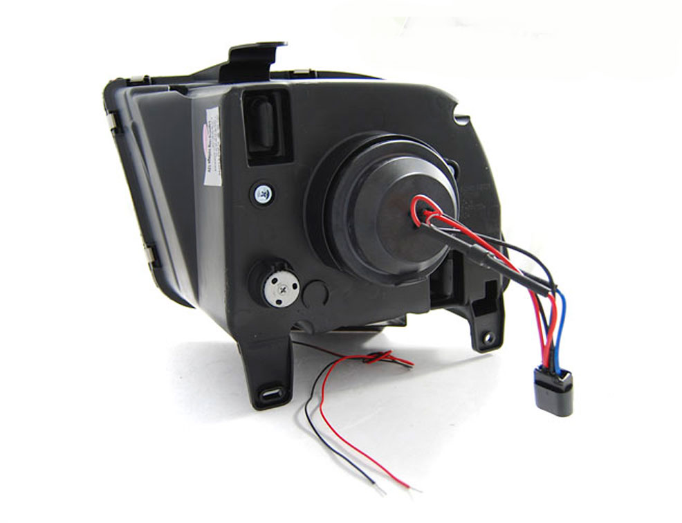Frontlykter FORD MUSTANG 2004-2009 TUBE LIGHT BLACK – bilde 3