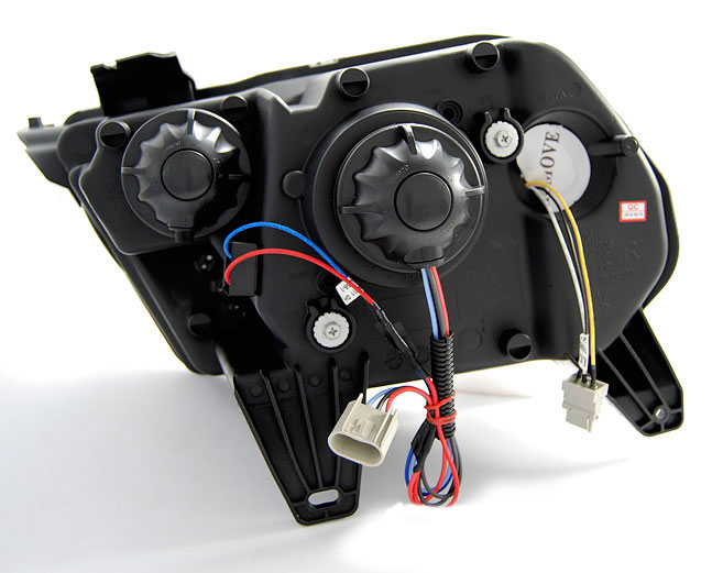 Frontlykter FORD MUSTANG V 2010-2014 TUBE LIGHT BLACK – bilde 5
