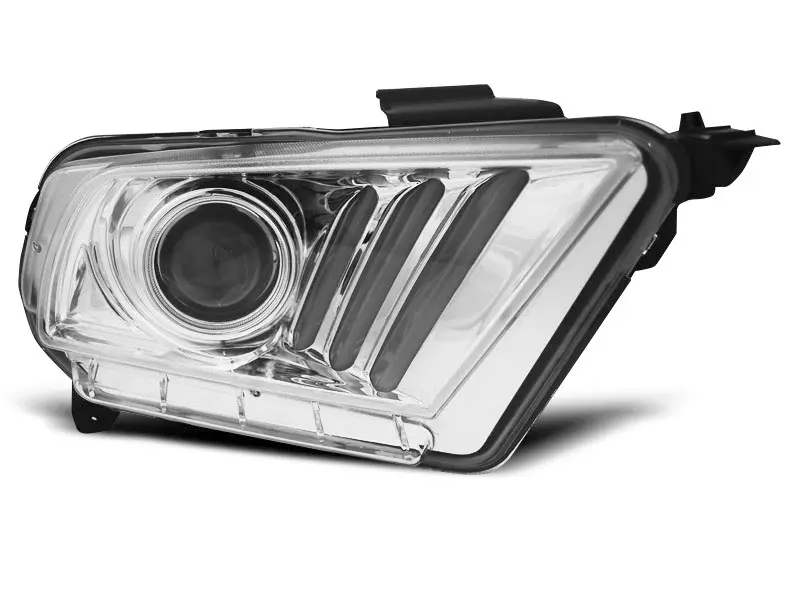 Frontlykter FORD MUSTANG V 2010-2014 TUBE LIGHT CHROME – bilde 5